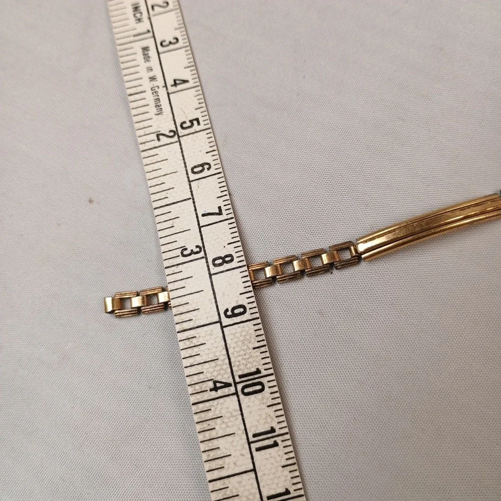 Rare Hadley Ladies Band 1930s Patent 1966063 Deployment Clasp Gold Tone 5.25